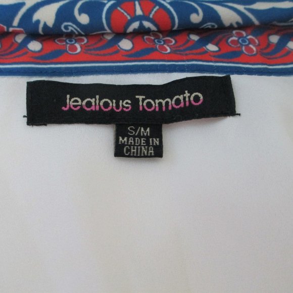 Jealous Tomato Mixed Print Twill Kimono - Picture 8 of 9